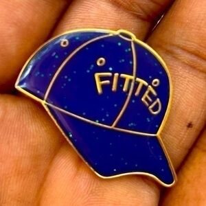 Fitted cap Enamel pin​